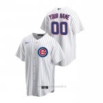 Maglia Baseball Uomo Chicago Cubs Personalizzate Replica Primera Bianco