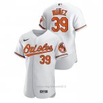 Maglia Baseball Uomo Baltimore Orioles Renato Nunez Autentico Bianco