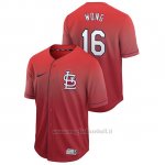 Maglia Baseball Uomo St. Louis Cardinals Kolten Wong Fade Autentico Rosso