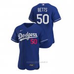Maglia Baseball Uomo Los Angeles Dodgers Mookie Betts Autentico 2020 Alternato Blu