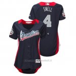 Maglia Baseball Donna All Star Game Majestic Blake Snell 2018 1ªRun Derby American League Blu