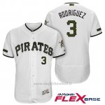 Maglia Baseball Uomo Pittsburgh Pirates Sean Rodriguez Bianco 2018 1ªAlterner Flex Base
