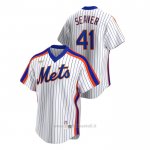 Maglia Baseball Uomo New York Mets Tom Seaver Cooperstown Collection Primera Bianco