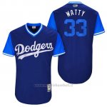 Maglia Baseball Uomo Los Angeles Dodgers 2017 Little League World Series Tony Watson Royal