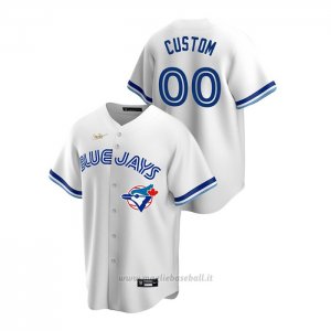 Maglia Baseball Uomo Toronto Blue Jays Personalizzate Cooperstown Collection Primera Bianco