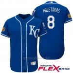 Maglia Baseball Uomo Kansas City Royals Mike Moustakas 8 2017 Allenamento Primaverile Flex Base Giocatore