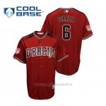 Maglia Baseball Uomo Arizona Diamondbacks David Peralta Cool Base 2019 Entrenamiento De Primavera Rosso