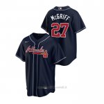 Maglia Baseball Uomo Atlanta Braves Fred Mcgriff 2020 Replica Alternato Blu