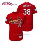 Maglia Baseball Uomo St. Louis Cardinals Jose Martinez Flex Base Entrenamiento De Primavera 2019 Rosso