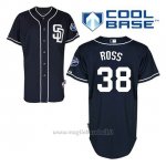 Maglia Baseball Uomo San Diego Padres Tyson Ross 38 Blu Blu Alterner Cool Base