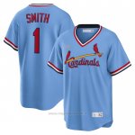 Maglia Baseball Uomo St. Louis Cardinals Ozzie Smith Road Cooperstown Collection Blu