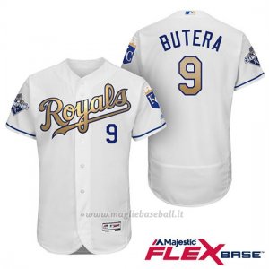 Maglia Baseball Uomo Kansas City Royals Campione 9 Drew Butera Flex Base Ors