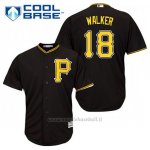 Maglia Baseball Uomo Pittsburgh Pirates Neil Walker 18 Nero Alterner Cool Base