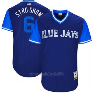 Maglia Baseball Uomo Toronto Blue Jays 2017 Little League World Series Marcus Stroman Royal
