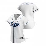 Maglia Baseball Donna Tampa Bay Rays Replica 2020 Primera Bianco