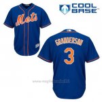 Maglia Baseball Uomo New York Mets Curtis Granderson 3 Blu Alterner 1ªCool Base