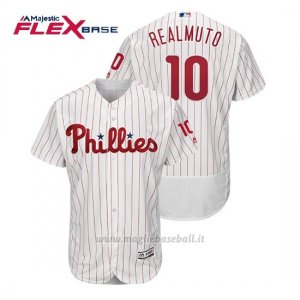 Maglia Baseball Uomo Philadelphia Phillies J.t. Realmuto Flex Base Autentico Collezione 1ªBianco