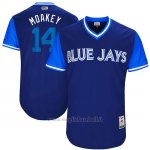 Maglia Baseball Uomo Toronto Blue Jays 2017 Little League World Series Justin Smoak Royal