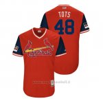 Maglia Baseball Uomo St. Louis Cardinals Harrison Bader 2018 Llws Players Weekend Tots Rosso