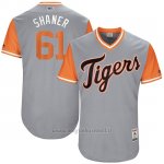 Maglia Baseball Uomo Detroit Tigers 2017 Little League World Series Shane Verdee Grigio