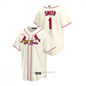 Maglia Baseball Uomo St. Louis Cardinals Ozzie Smith Replica Alternato Crema