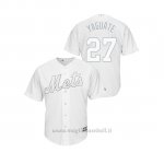 Maglia Baseball Uomo New Y Ork Mets Jeurys Familia 2019 Players Weekend Replica Bianco