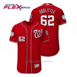 Maglia Baseball Uomo Washington Nationals Sean Doolittle Flex Base Entrenamiento De Primavera 2019 Rosso