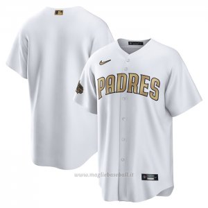Maglia Baseball Uomo San Diego Padres 2022 All Star Replica Bianco