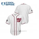 Maglia Baseball Uomo Washington Nationals 2019 World Series Bound Cool Base Bianco