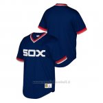 Maglia Baseball Uomo Chicago White Sox Cooperstown Collection Mesh Wordmark V-neck Blu