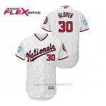 Maglia Baseball Uomo Washington Nationals Koda Glover 2019 Entrenamiento De Primavera Flex Base Bianco