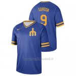 Maglia Baseball Hombre Seattle Mariners Dee Gordon Cooperstown Collection Legend Blu