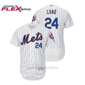 Maglia Baseball Uomo New York Mets Robinson Cano Flex Base Autentico Collezione 1ªBlanco