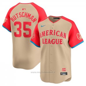 Maglia Baseball Uomo All Star 2024 Adley Rutschman American League Limited Crema