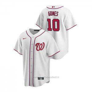 Maglia Baseball Uomo Washington Nationals Yan Gomes Replica Primera Bianco