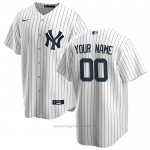 Maglia Baseball Uomo New York Yankees Home Replica Personalizzate Bianco