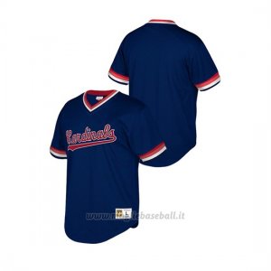 Maglia Baseball Bambino St. Louis Cardinals Cooperstown Collection Mesh Wordmark V-neck Blu