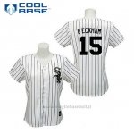 Maglia Baseball Uomo Chicago White Sox 15 Gordon Beckham Bianco Cool Base