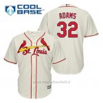 Maglia Baseball Uomo St. Louis Cardinals Matt Adams 32 Crema Alterner Cool Base