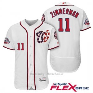 Maglia Baseball Uomo Washington Nationals Ryan Zimmerman Bianco 2018 All Star 1ªAlterner Flex Base
