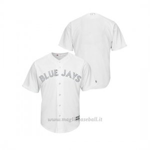 Maglia Baseball Hombre Toronto Blue Jays 2019 Players Weekend Replica Majestic Bianco