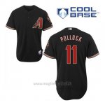 Maglia Baseball Uomo Arizona Diamondbacks 11 A.j. Pollock Nero Alterner Cool Base