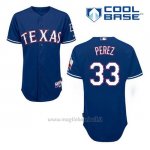 Maglia Baseball Uomo Texas Rangers Martin Perez 33 Blu Alterner Cool Base