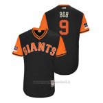 Maglia Baseball Uomo San Francisco Giants Brandon Belt 2018 Llws Players Weekend Bob Nero