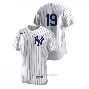 Maglia Baseball Uomo New York Yankees Masahiro Tanaka Autentico Bianco
