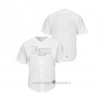 Maglia Baseball Hombre Tampa Bay Rays 2019 Players Weekend Replica Majestic Bianco
