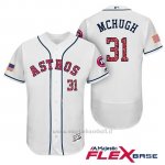 Maglia Baseball Uomo Houston Astros 2017 Estrellas y Rayas Collin Mchugh Bianco Flex Base