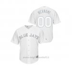 Maglia Baseball Uomo T Oronto Blue Jays Personalizzate 2019 Players Weekend Replica Bianco