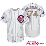 Maglia Baseball Uomo Chicago Cubs 74 Duane Underwood Jr. Bianco Or Program Flex Base