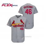 Maglia Baseball Uomo St. Louis Cardinals Paul Goldschmidt 150th Aniversario Patch Autentico Flex Base Grigio
